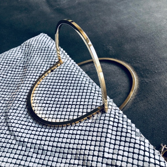 Vintage White Mesh purse - Picture 6 of 9